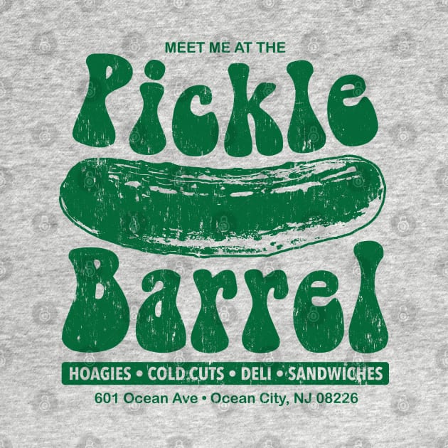 Pickle Barrel - BACK PRINT by mcillustrator